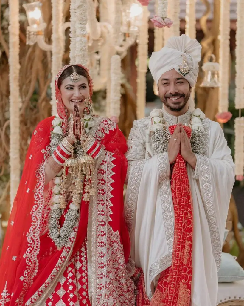 Shivaleeka Oberoi and Abhishek Pathak's wedding