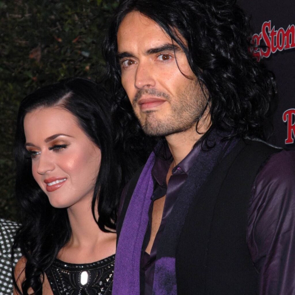 Katy Perry and Russell Brand