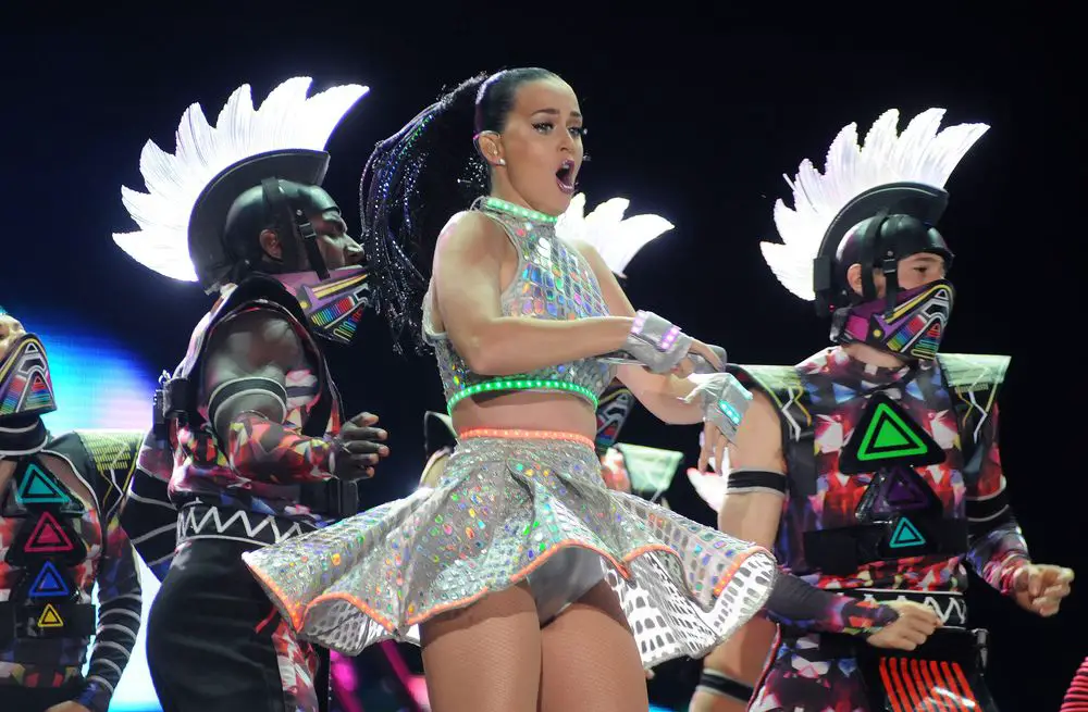 Katy Perry during a show